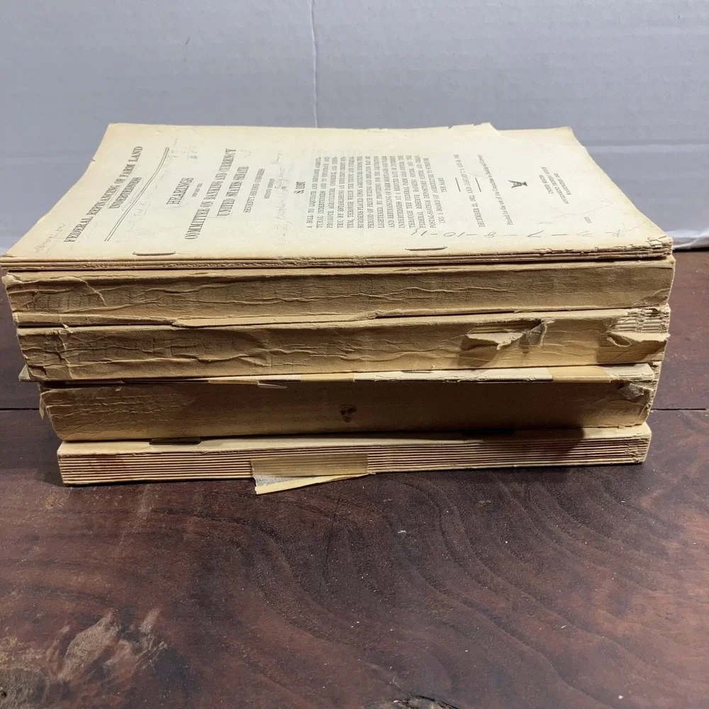 Vintage 1930s Farm Relief Agricultural Hearings US Congress Senate Book Set